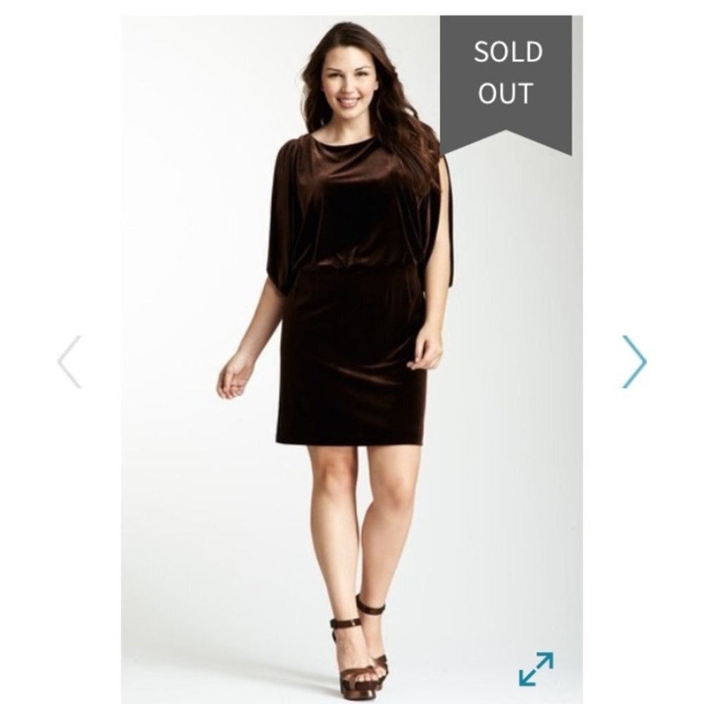 M Jessica Simpson Velvet Dress‎
